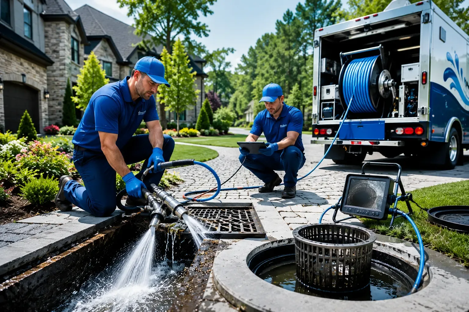 Local outdoor drain cleaning professionals in Olla, LA